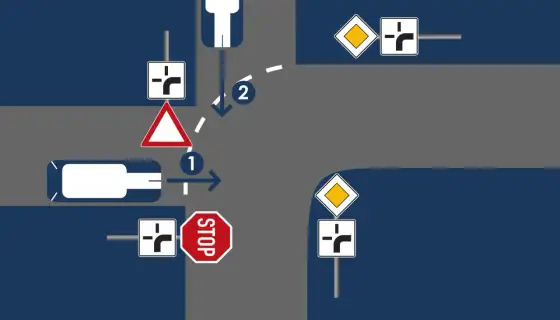 Vorfahrt gewähren (Zeichen 205) - So fährst du richtig!